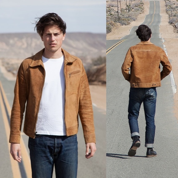 schott nyc suede jacket